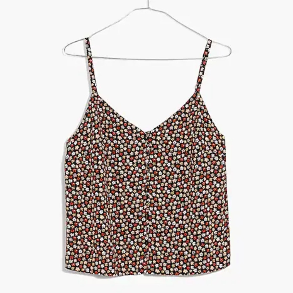 Madewell Button Front Floral Cami 🌸 - Picture 4 of 8